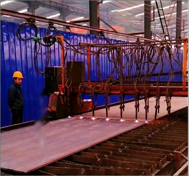 甘肃积石山钢结构车间数控等离子切割机